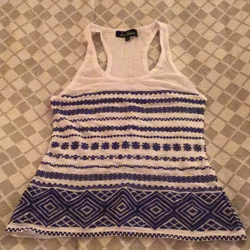 Euc Sam Edelman boho embroidered tank